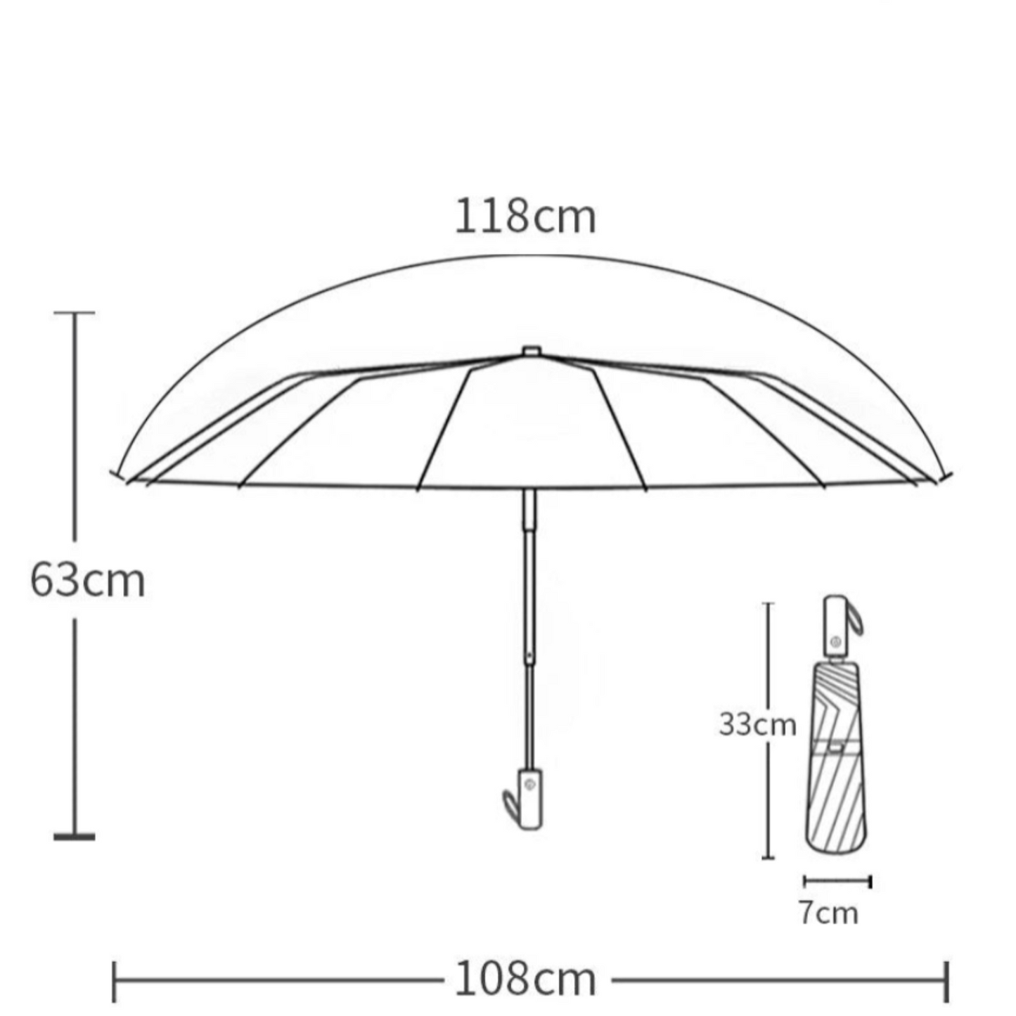 Reverse Rain Umbrella