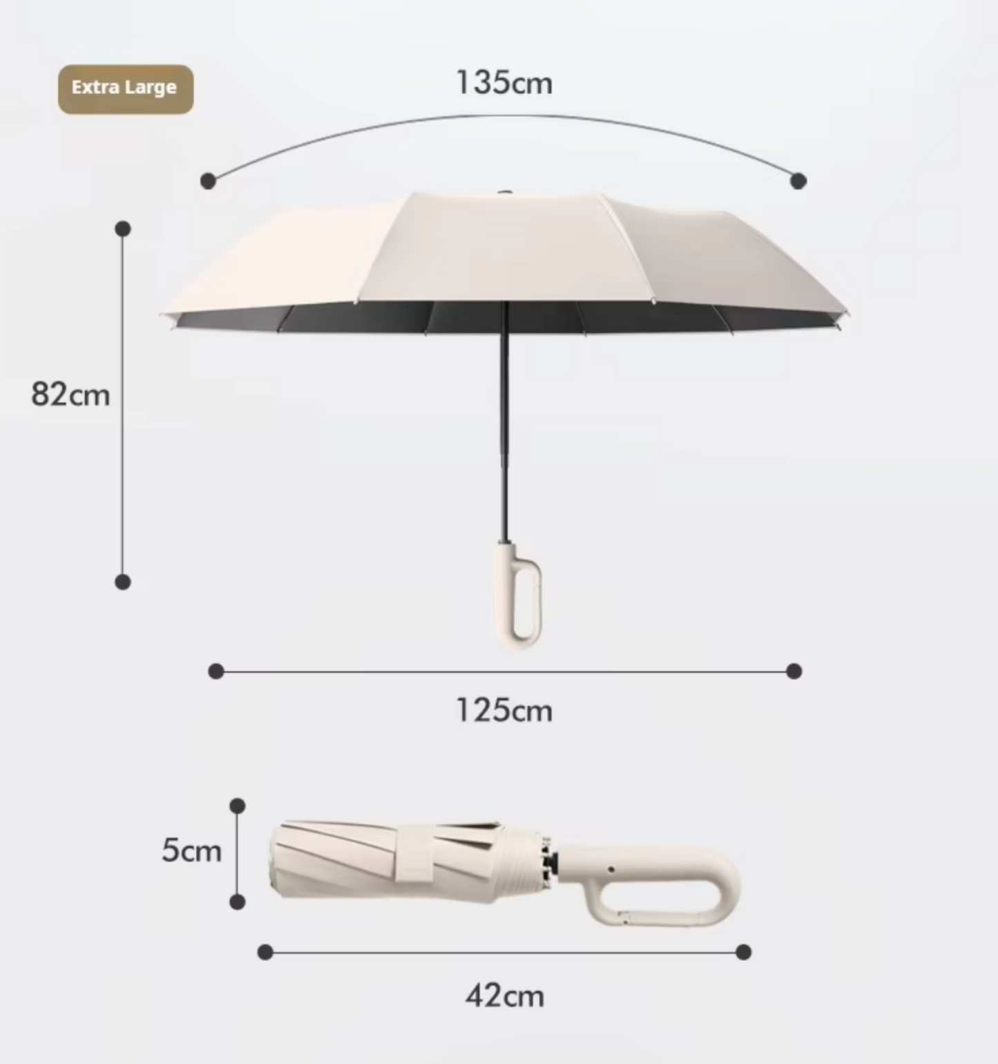 Minimalistic Buckle Umbrella